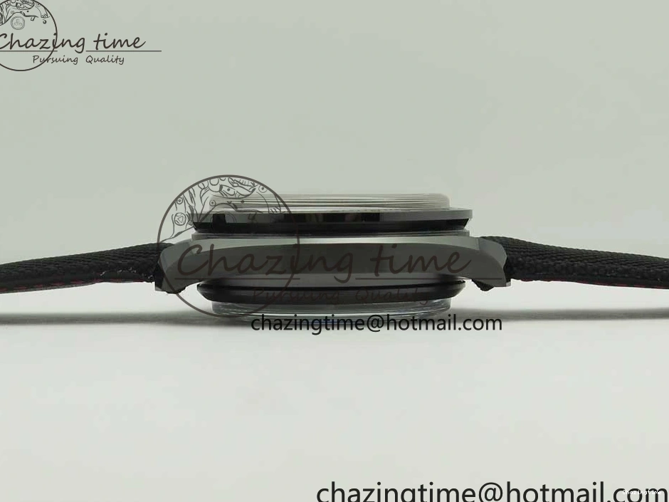 0112 Speedmaster “Dark Side of The Moon” Real Ceramic OMF 1:1 Best Edition Black Black on Nylon Strap A WeatherProof 7976